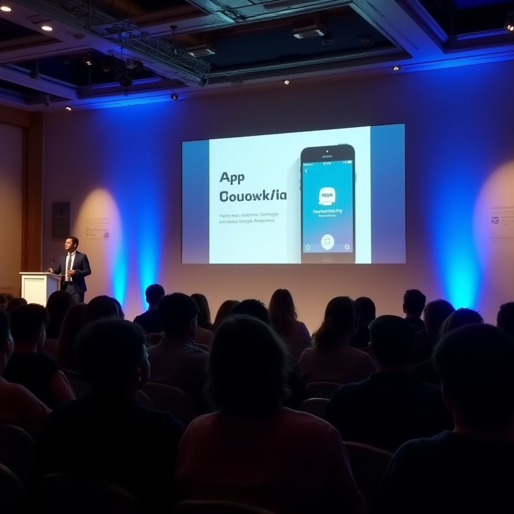 Evento de lanzamiento de app